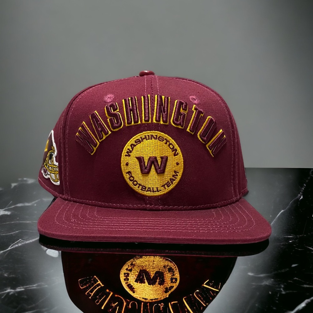 COPY - NEW  MENS PRO STANDARD NFL WASHINGTON FOOTBALL TEAM STACKED LOGO SNAPBACK